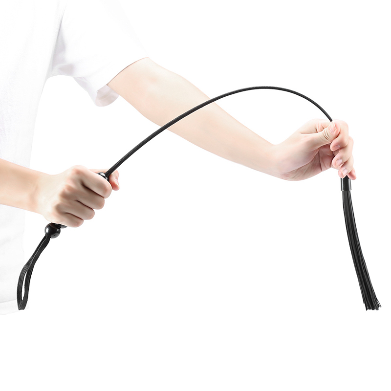 Riding Crop Dressage - 48.5cm 6 개의 구슬 손잡이 실리콘
