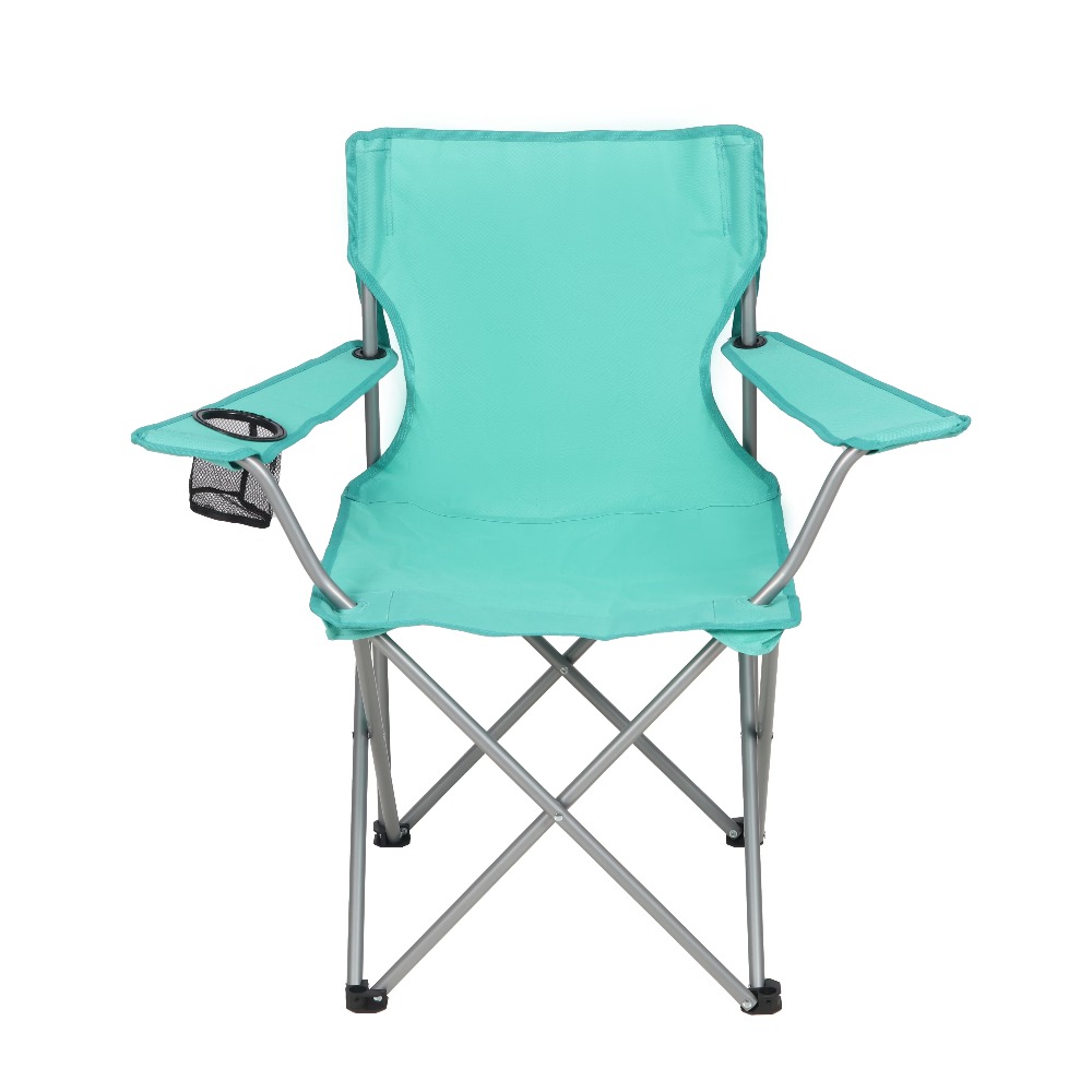 Outdoor Sport Chairs - 컵홀더가 있는 접이식 쿼드 캠핑 의자,