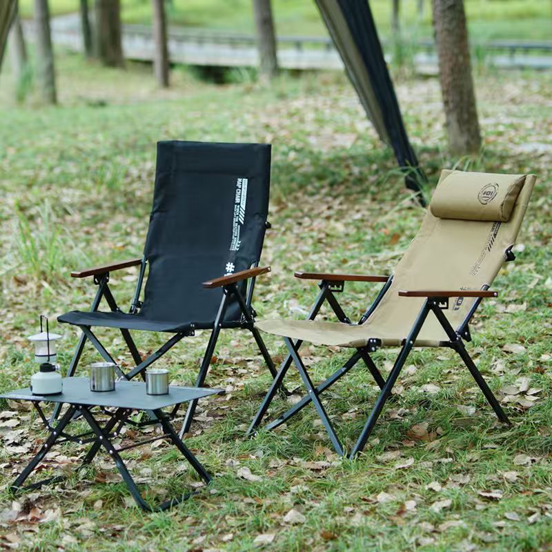 Outdoor Sport Chairs - 접이식 하이백 비치 캠핑 의자 4단계