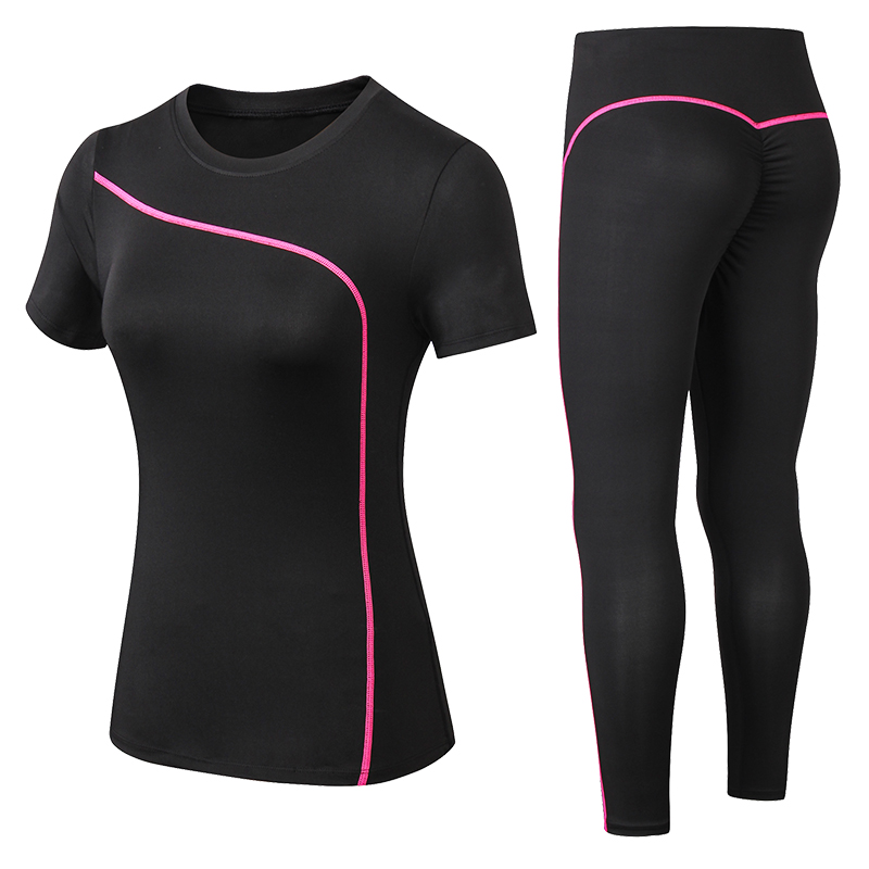 Outdoor Sport Outfit - 요가 세트 빠른 건조 2 조각