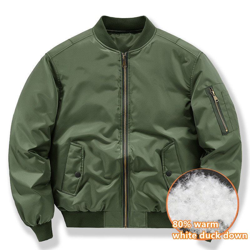 Outdoor Sport Waterproof Jacket - 남성용 겨울 다운 재킷, 짧은 공군