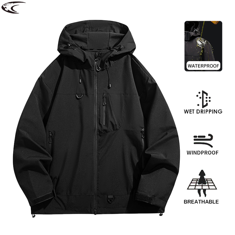 Outdoor Sport Waterproof Jacket - LNGXO 유니섹스 방수 윈드브레이커 아웃도어 스포츠