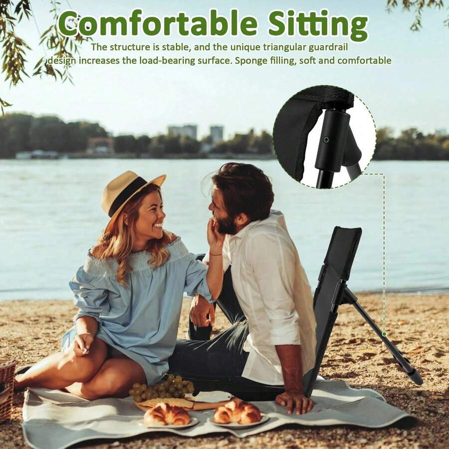 휴대용 접이식 캠핑 의자, 가벼운 야외용 비치 의자,  - Outdoor Sport Chairs 리뷰 및 가격