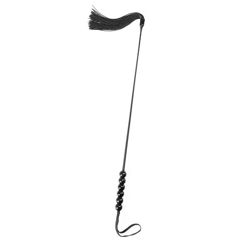 48.5cm 6 개의 구슬 손잡이 실리콘 술 탑 롱 스 - Riding Crop Dressage 리뷰 및 가격