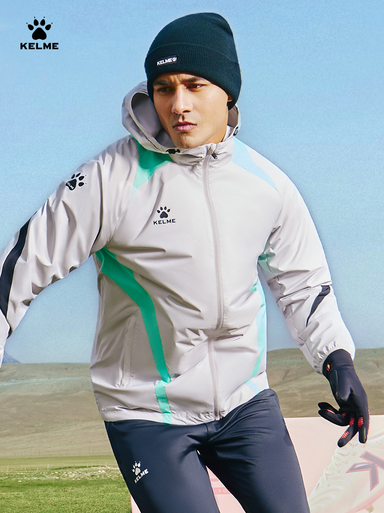 KELME 남성용 방수 후드 우븐 재킷, 야외 달리기, - Outdoor Sport Waterproof Jacket 리뷰 및 가격