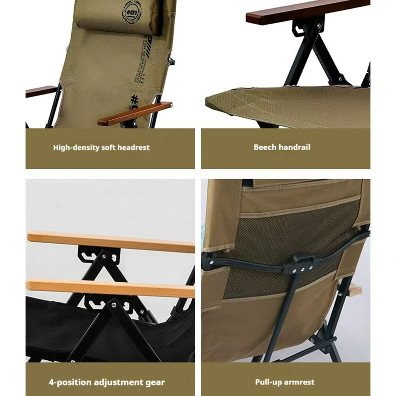 접이식 하이백 비치 캠핑 의자 4단계 조절 가능 철제  - Outdoor Sport Chairs 리뷰 및 가격