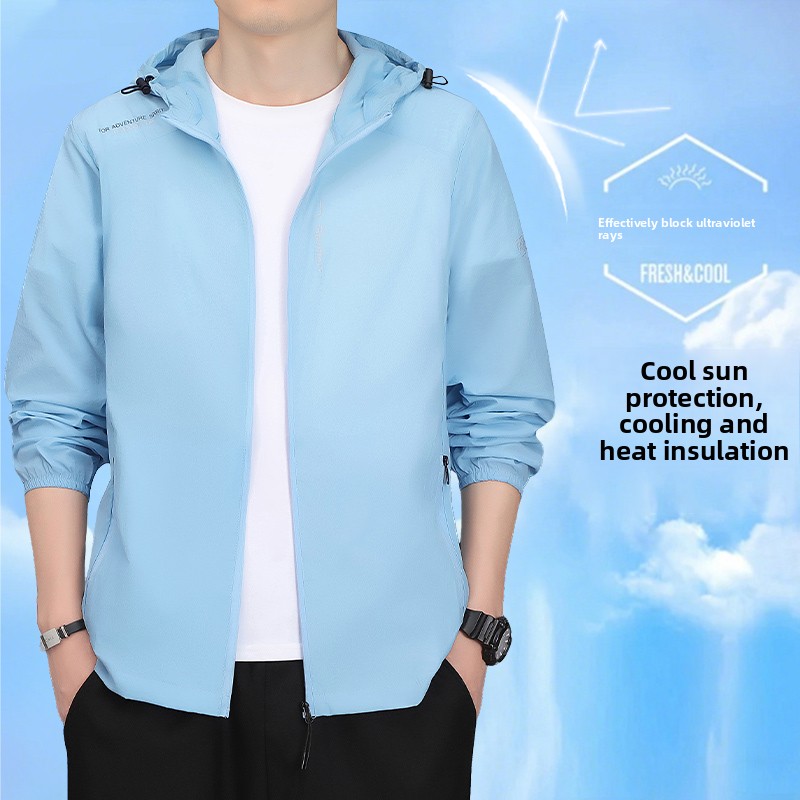 여름 남성용 방수 속건 자외선 차단 하이킹 윈드브레이커 - Outdoor Sport Waterproof Jacket 리뷰 및 가격