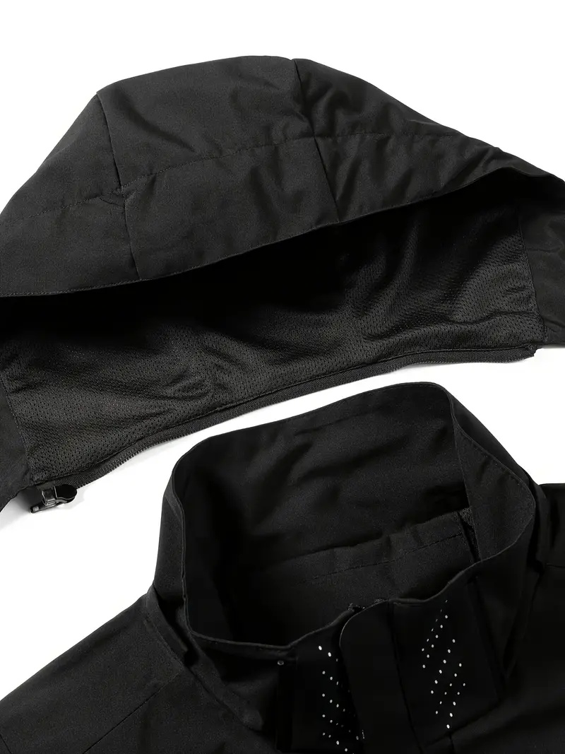 새로운 남성용 블랙 경량 아웃도어 하이킹 재킷 방수 및 - Outdoor Sport Waterproof Jacket 리뷰 및 가격