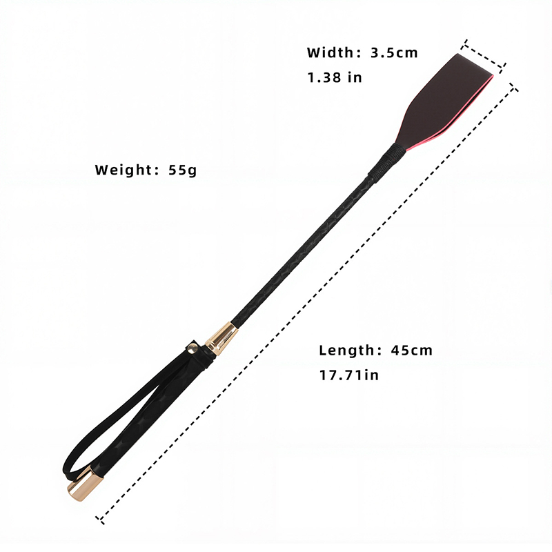 45cm 금속 인레이 핸들 열변색 인조 가죽 탑 스트레 - Riding Crop Dressage 리뷰 및 가격