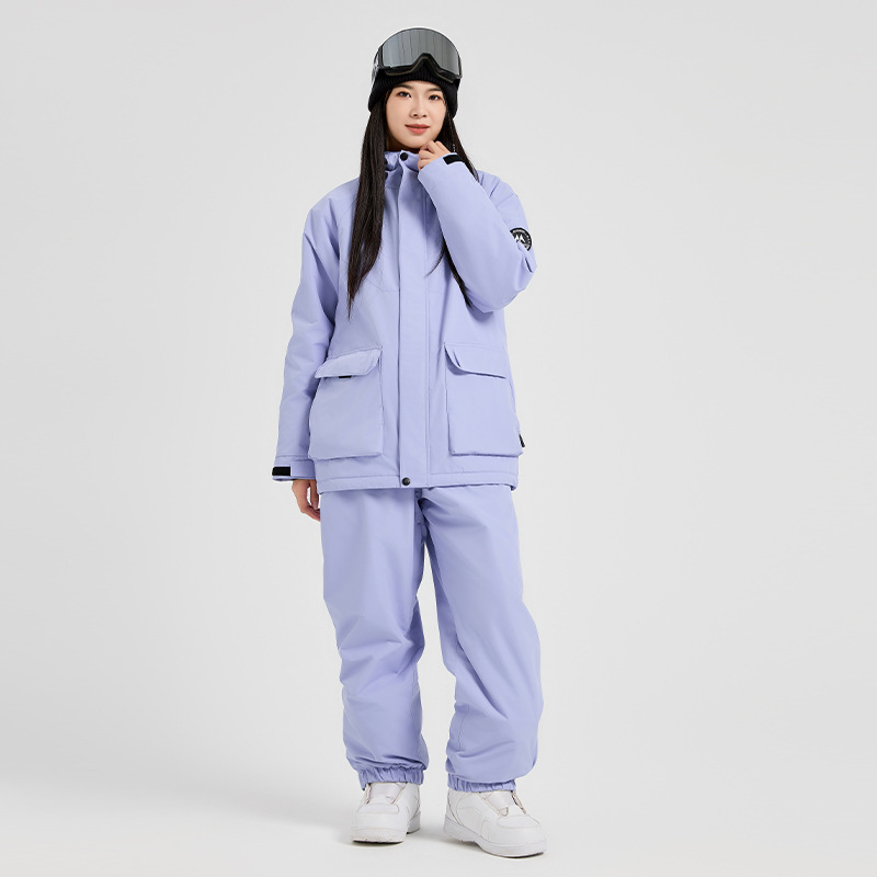 야외 스포츠 마운틴맨 스키 세트 겨울용 따뜻한 후드 재 - Outdoor Sport Outfit 리뷰 및 가격